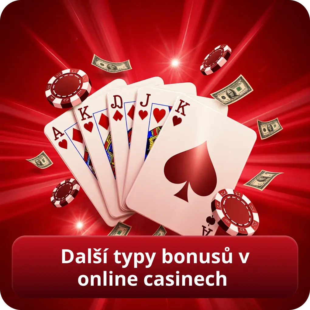 Další typy bonusů v online casinech